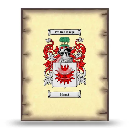 Harst Coat of Arms Print