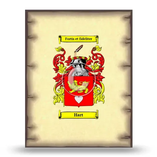 Hart Coat of Arms Print