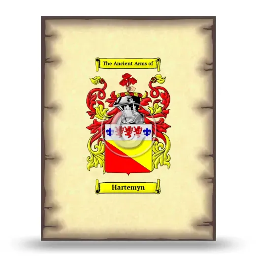 Hartemyn Coat of Arms Print