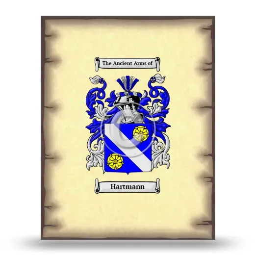 Hartmann Coat of Arms Print