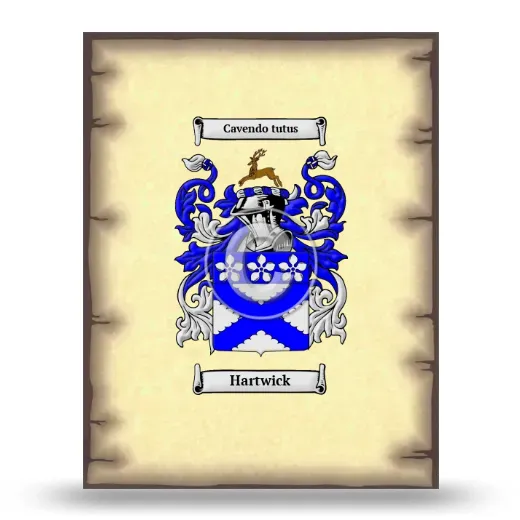 Hartwick Coat of Arms Print