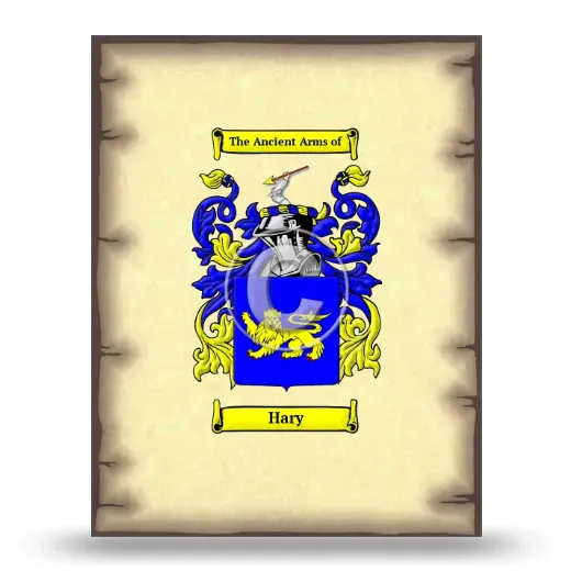 Hary Coat of Arms Print