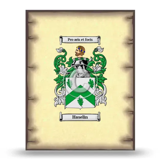 Haselin Coat of Arms Print