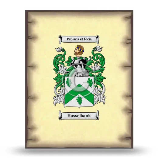 Hasselbank Coat of Arms Print
