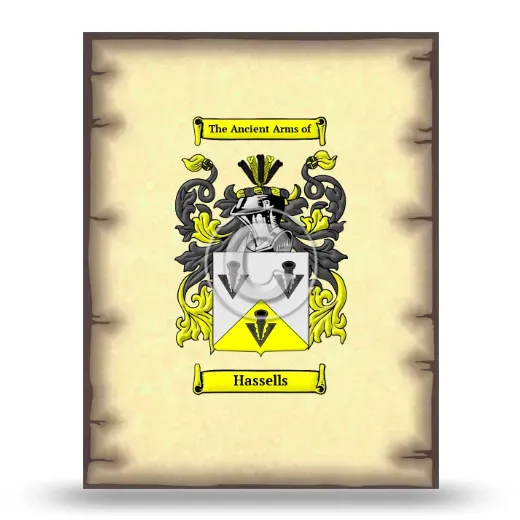 Hassells Coat of Arms Print