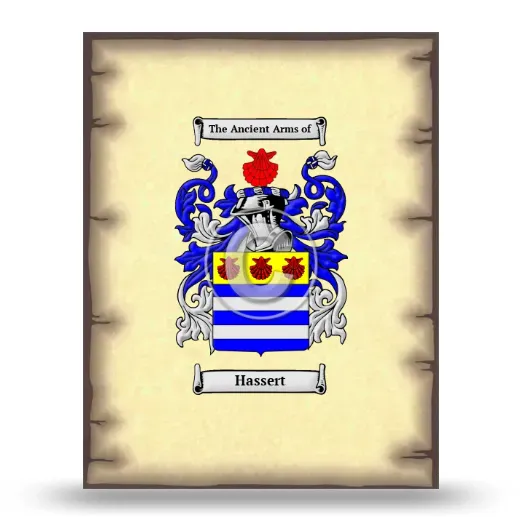 Hassert Coat of Arms Print