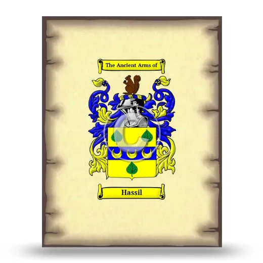 Hassil Coat of Arms Print