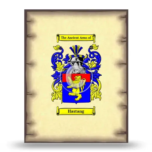Hastang Coat of Arms Print