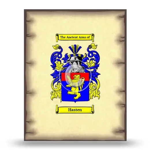 Hasten Coat of Arms Print