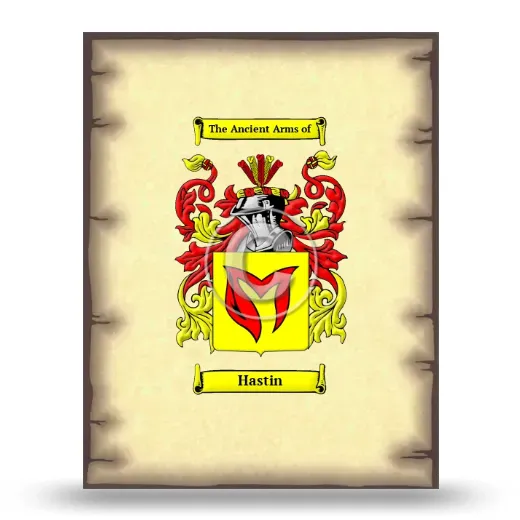 Hastin Coat of Arms Print