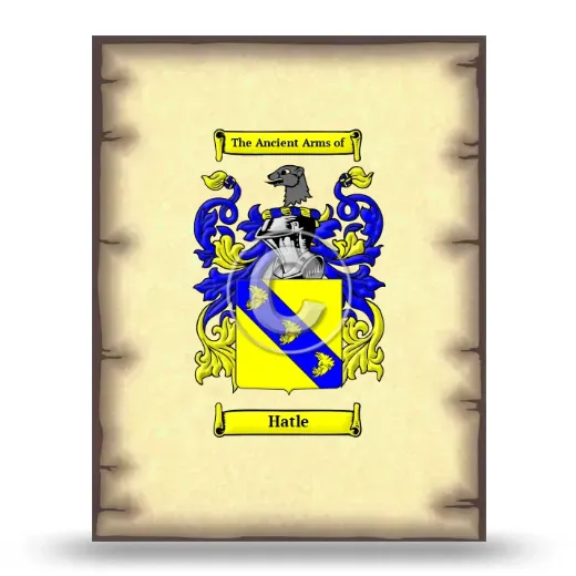 Hatle Coat of Arms Print