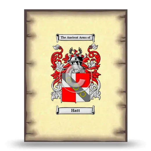 Hatt Coat of Arms Print