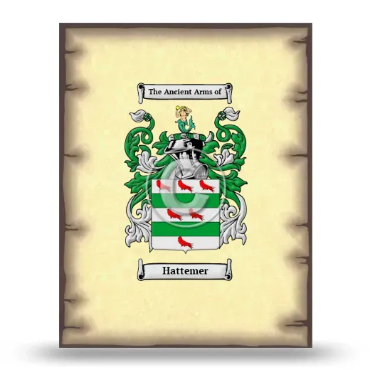 Hattemer Coat of Arms Print