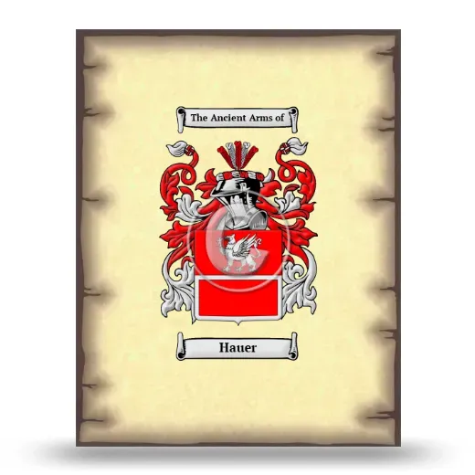 Hauer Coat of Arms Print