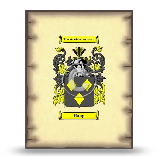 Haug Coat of Arms Print