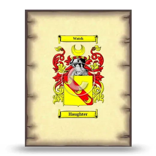 Haughter Coat of Arms Print