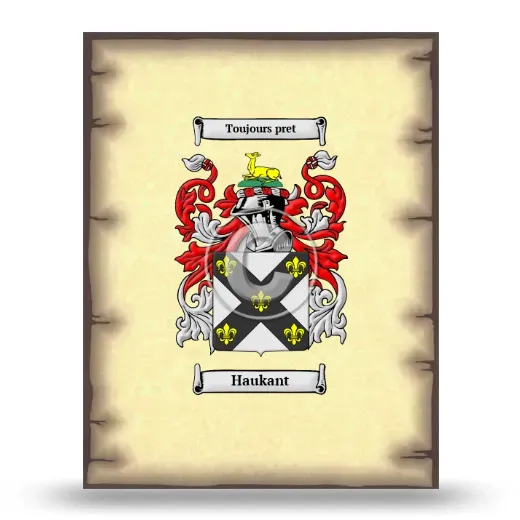 Haukant Coat of Arms Print