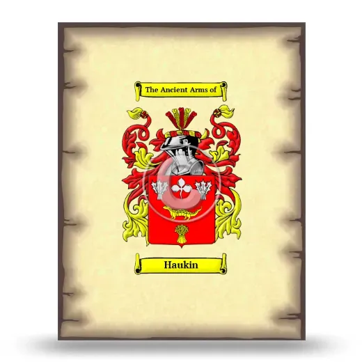 Haukin Coat of Arms Print