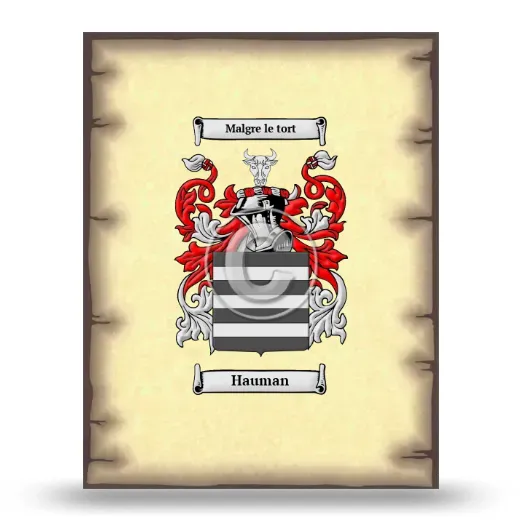 Hauman Coat of Arms Print