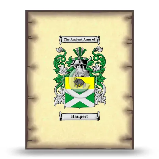 Haupert Coat of Arms Print