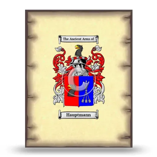 Hauptmann Coat of Arms Print