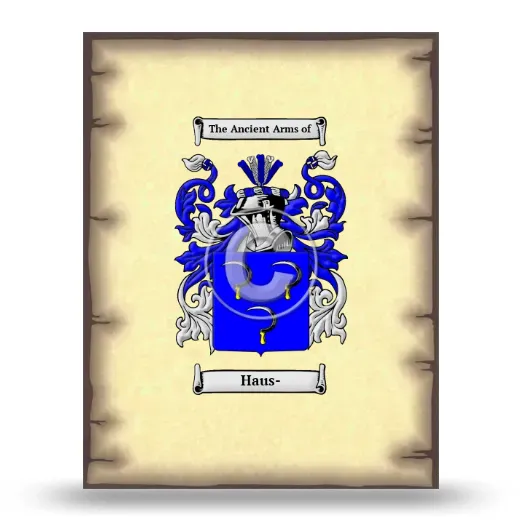 Haus- Coat of Arms Print