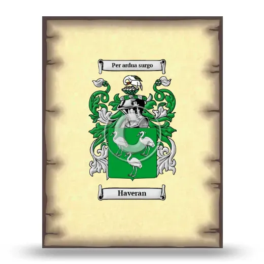Haveran Coat of Arms Print
