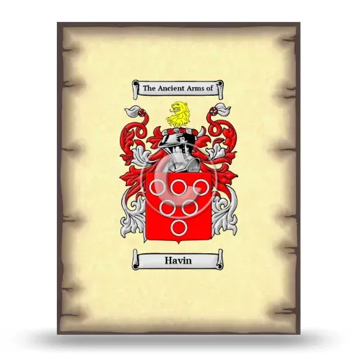 Havin Coat of Arms Print