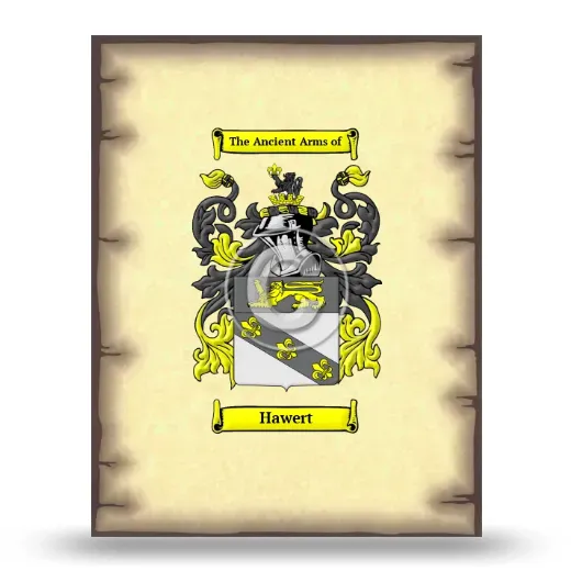 Hawert Coat of Arms Print