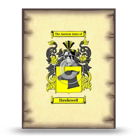 Hawkswell Coat of Arms Print