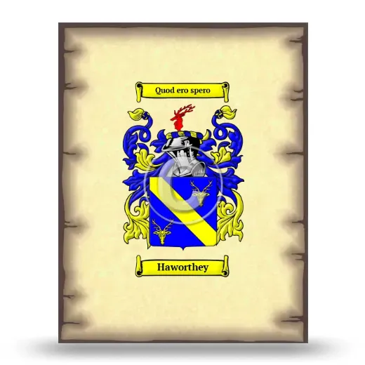 Haworthey Coat of Arms Print