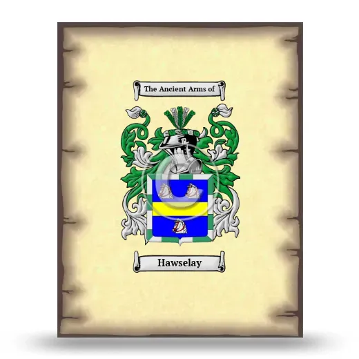 Hawselay Coat of Arms Print
