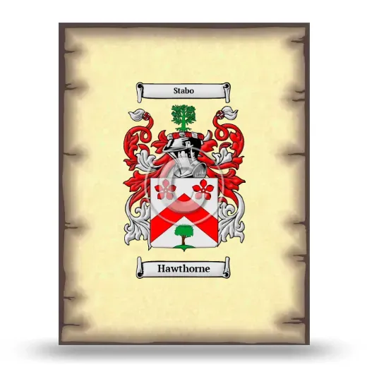 Hawthorne Coat of Arms Print