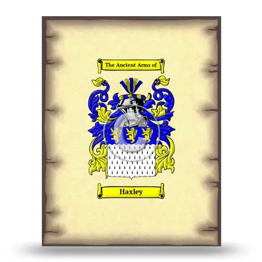 Haxley Coat of Arms Print