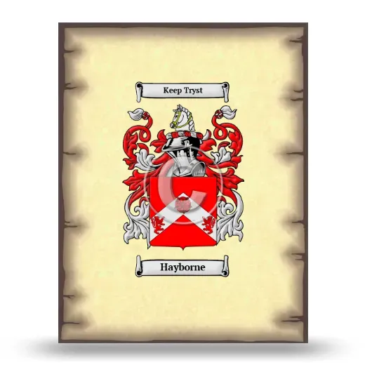 Hayborne Coat of Arms Print