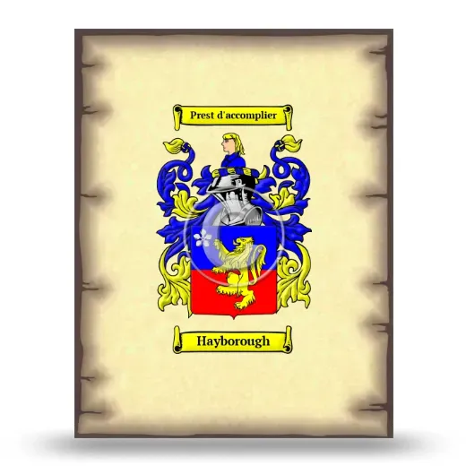 Hayborough Coat of Arms Print