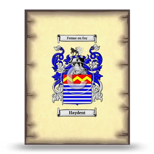 Haydent Coat of Arms Print
