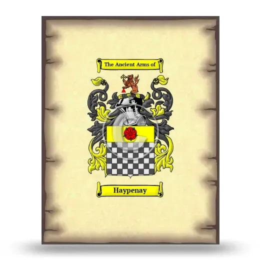 Haypenay Coat of Arms Print
