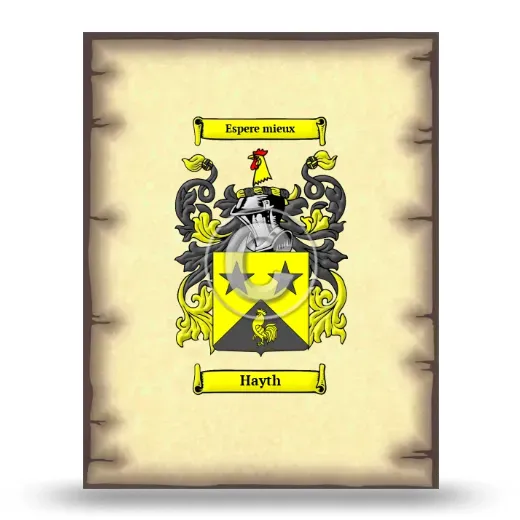 Hayth Coat of Arms Print