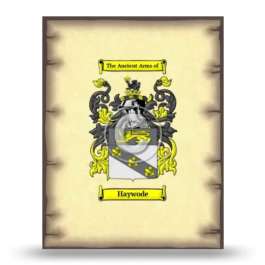 Haywode Coat of Arms Print