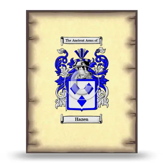 Hazen Coat of Arms Print