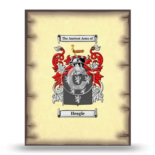 Heagle Coat of Arms Print