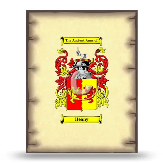 Heany Coat of Arms Print