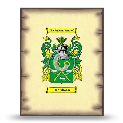 Heardman Coat of Arms Print
