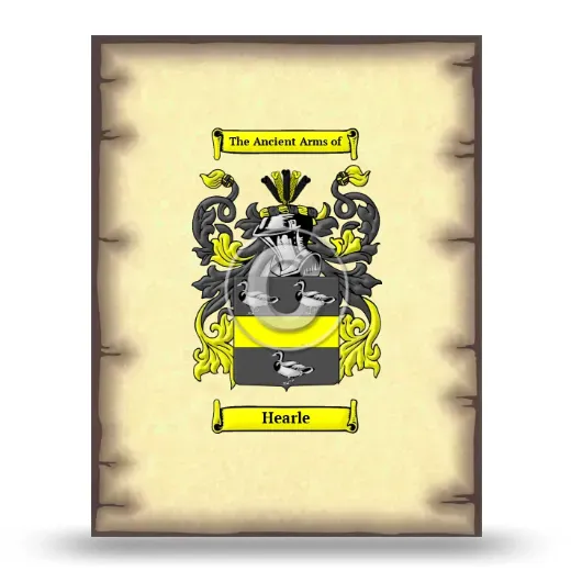 Hearle Coat of Arms Print