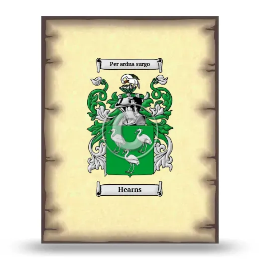 Hearns Coat of Arms Print