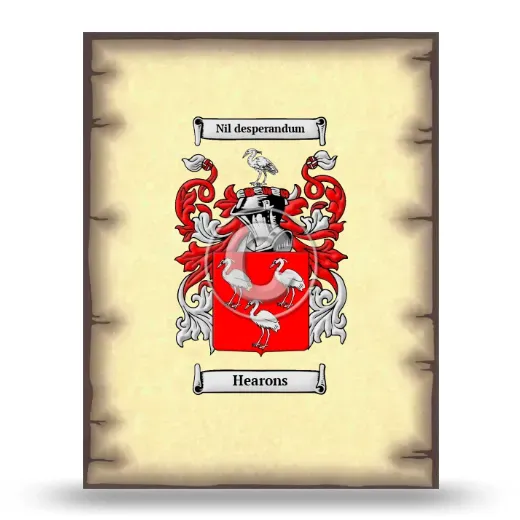 Hearons Coat of Arms Print