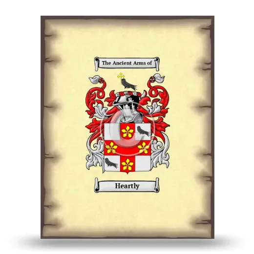 Heartly Coat of Arms Print