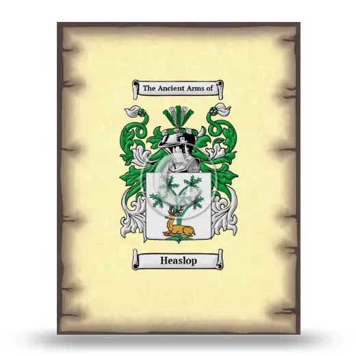 Heaslop Coat of Arms Print