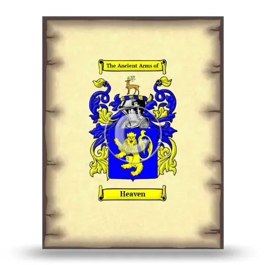 Heaven Coat of Arms Print